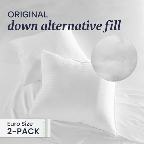 Bed Pillows Standard/Queen Size Set of 2 - Down Alternative Pillow for Sleeping R5876
