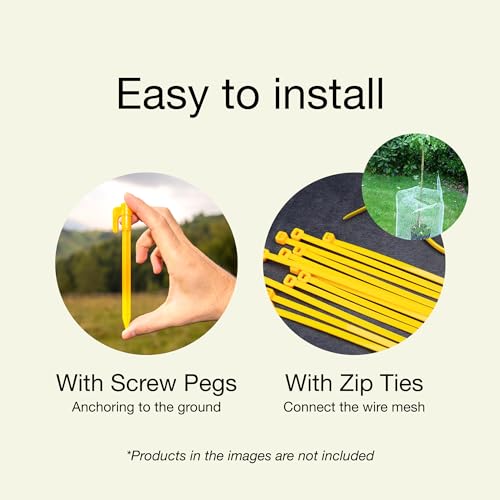 Green Plastic Wire Mesh Fence 15.7IN x 10FT Roll for Poultry, Dogs, Rabbit & Gardening P8749
