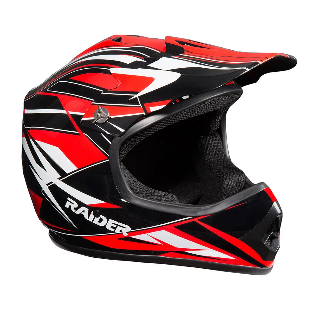Motocross Youth Helmet DOT Approved Red N77723