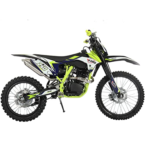 250cc Dirt Bike, 5-Speed Manual, Electric/Kick Start, 21"/18" Wheels V39817