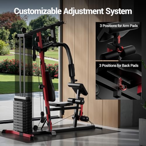 All-in-One Home Gym with 160LB Weight Stack E29546
