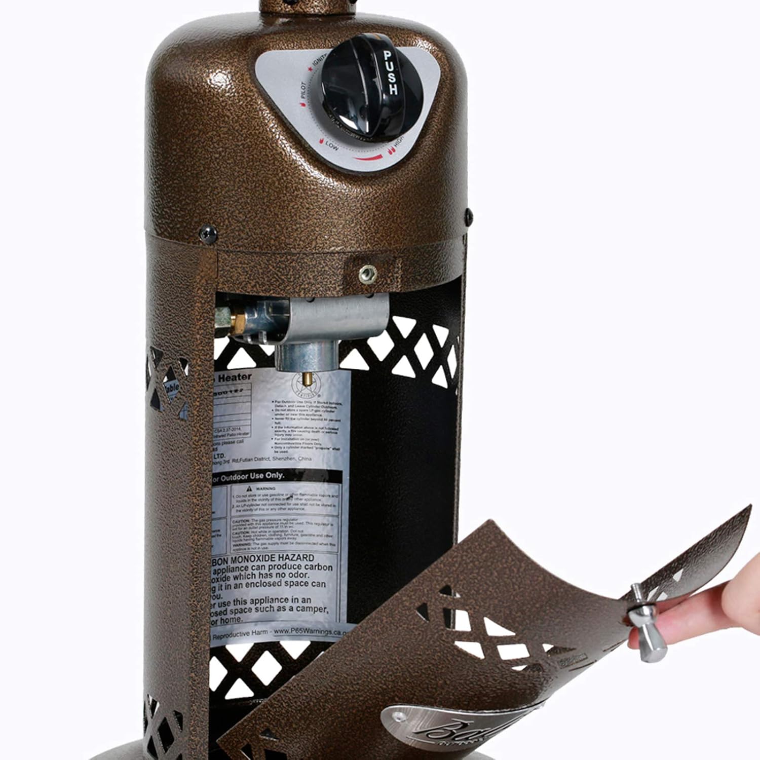 Portable Propane Patio Heater, Table Top Outdoor Heater E5001