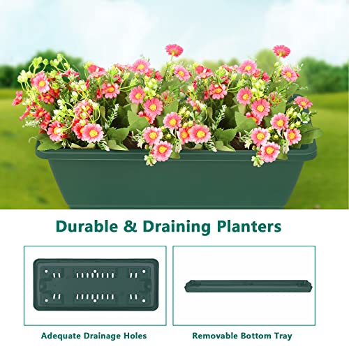 Raised Garden Bed 4 Tier Vertical Planter with Legs for Indoor Outdoor Use V653