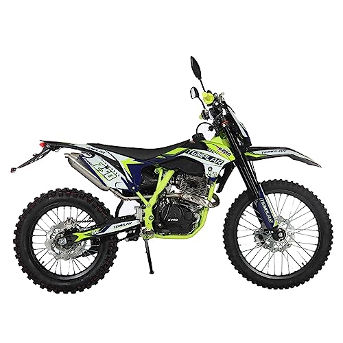250cc Dirt Bike with 5-Speed Manual Transmission, Electric and Kick Start Q42837