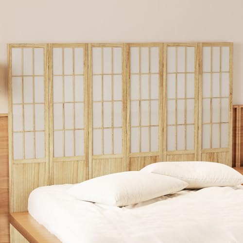 Japanese Shoji Folding Room Divider, 4 Panels, Black T762554