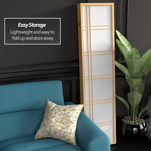 6 Panel Honey Room Divider X65165