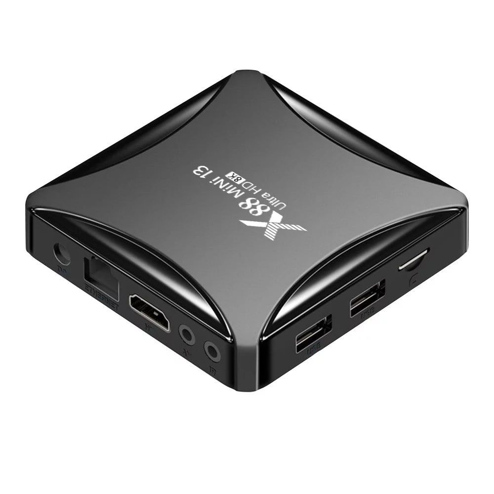 TV Box 4GB RAM 64GB ROM Quad-Core WiFi 8K HDR10+ Z42856