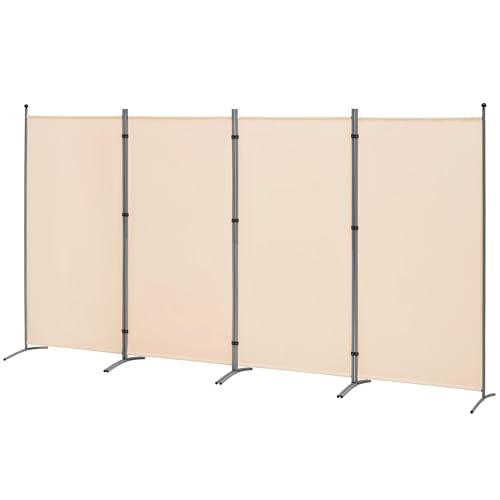 3 Panel Room Divider Folding Partition Privacy Screen, Freestanding Fabric Panel, 102" W x 71" H, Black V153