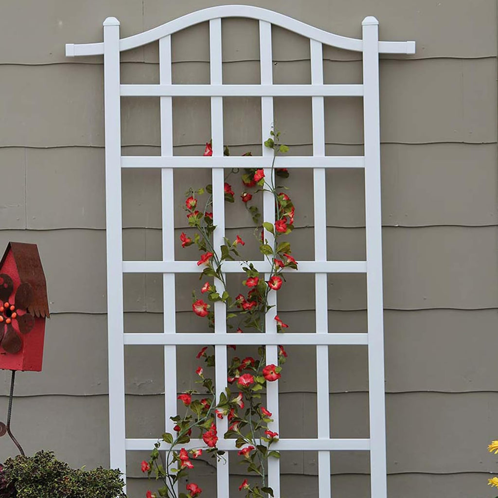 Garden Trellis Plant Support for Climbing Plants, White U18631