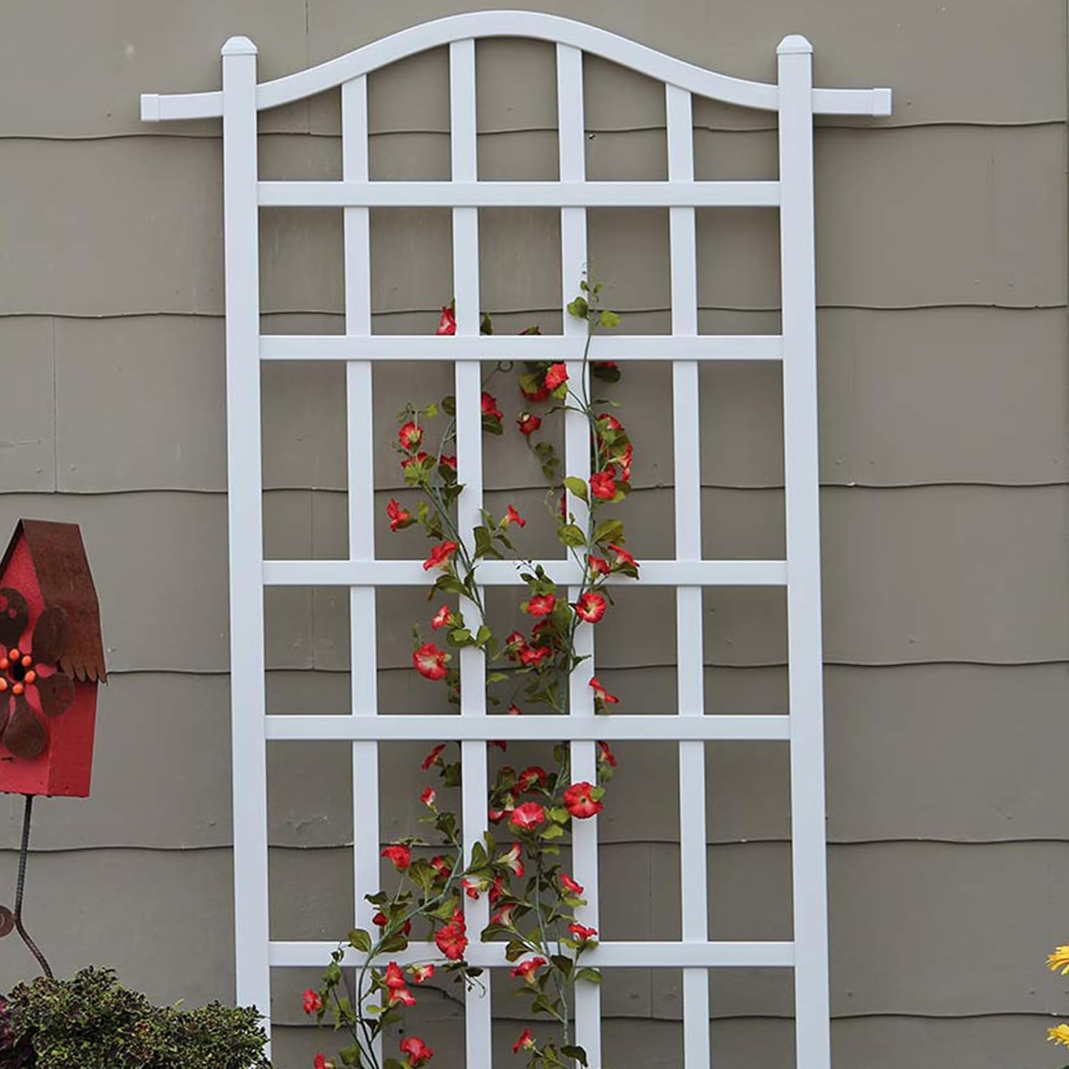 Garden Trellis Plant Support for Climbing Plants, White U18631