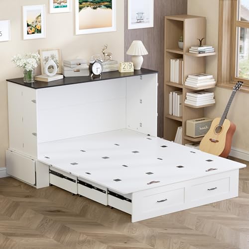 Murphy Bed Queen with Storage and Charging Station H86750