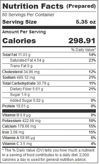 Shredded Beef Green Chile Cheese Burrito, 5.35 oz, 80 per case F199