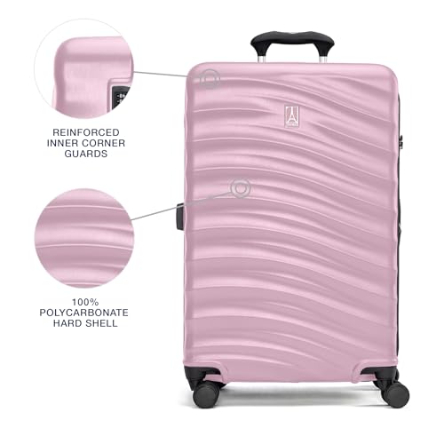 Hardside Expandable Carry-On Luggage with 8 Spinner Wheels and TSA Lock J560758