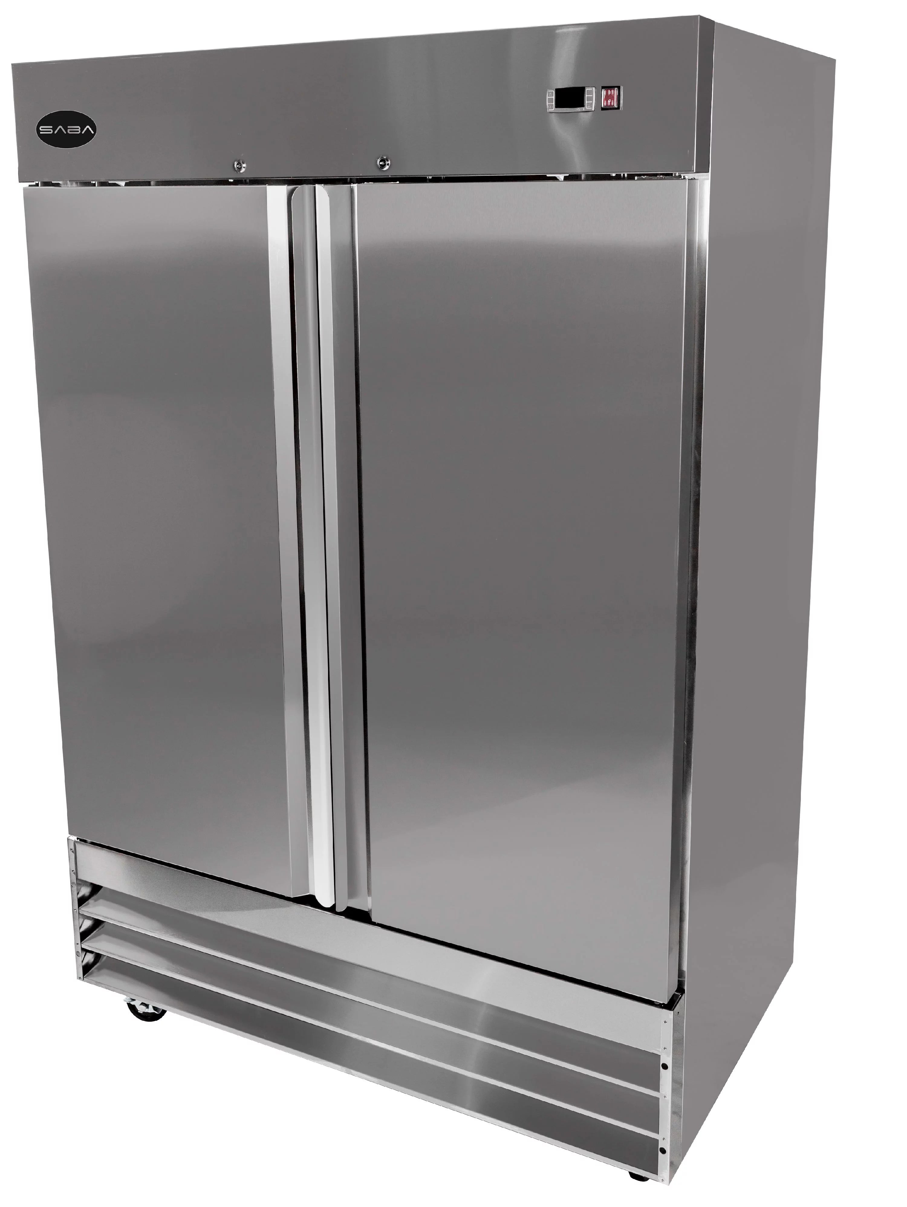 Commercial 47 cu ft Stainless Steel Reach-In Refrigerator, 2 Door C776