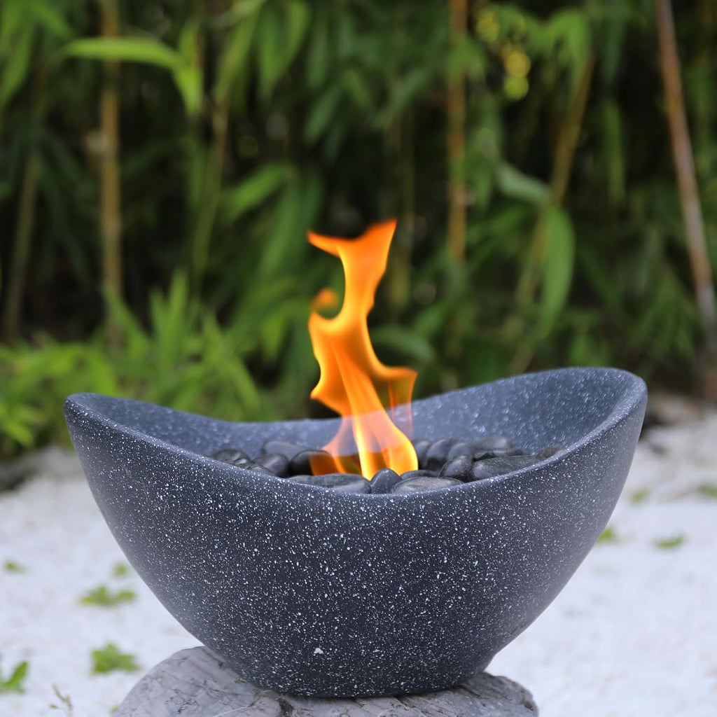 Tabletop Fire Pit, Multi-Fuel Portable Fireplace for Indoor and Outdoor Use X6325