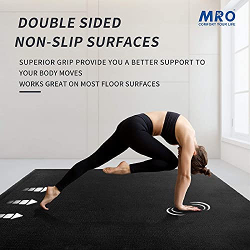 Extra Large Yoga Mat 12x6 ft Non-Slip Thick Exercise Mat for Home Gym Workout Z54498