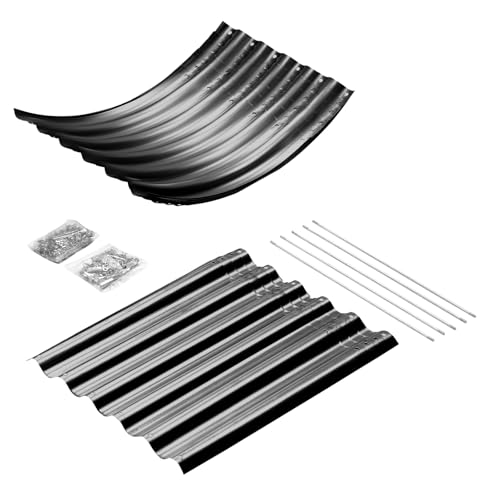 Galvanized Raised Garden Bed Kit, Oval Metal Planter Box for Vegetables E707229
