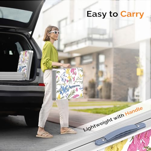 3ft Aluminum Folding Camping Table with Carrying Handle L179408