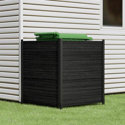 ROOMTEC 38"W X 42"H Air Conditioner Fence Panels, 2 Panels Privacy Fence for Outside Privacy Screens Trash Can Enclosure with Metal Stake,Trash Can Screen Fence Pool Equipment Fence, Wood