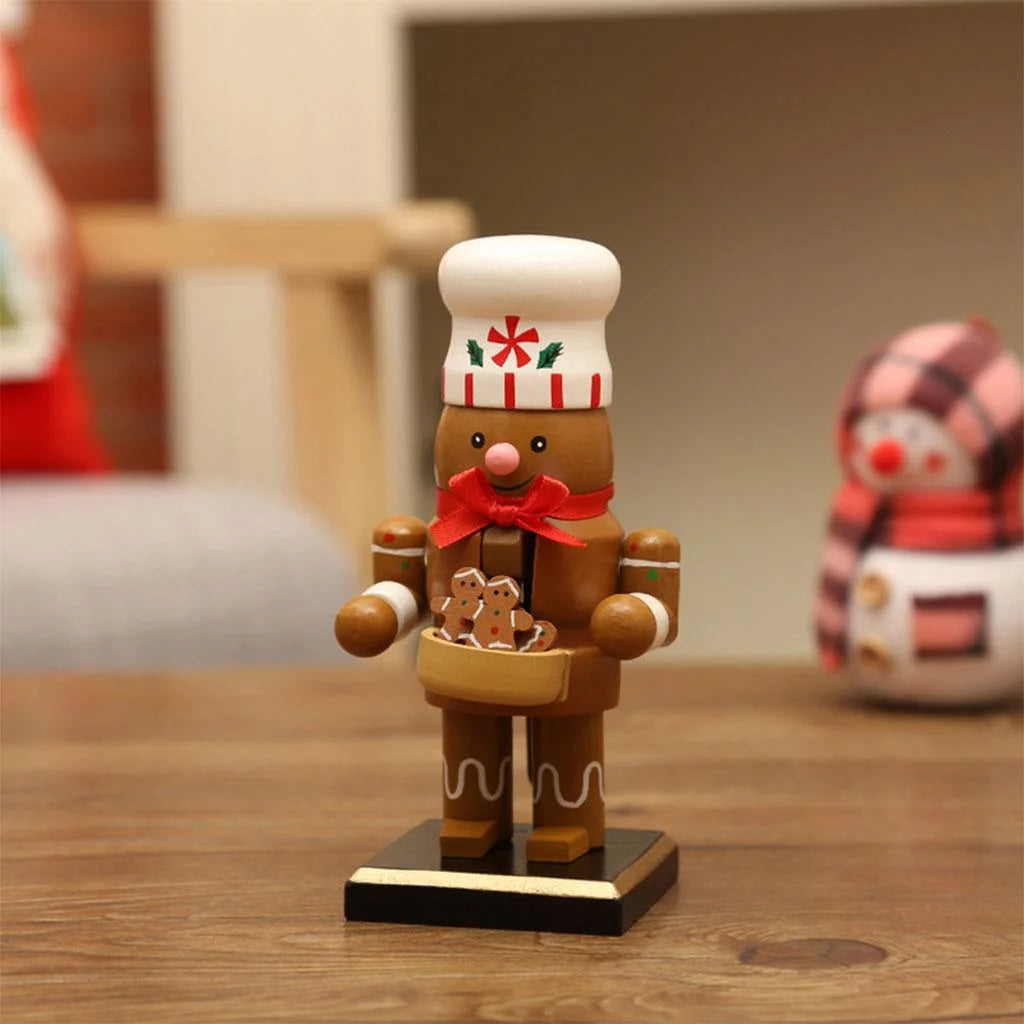 Gingerbread Man Nutcracker Puppet Decor K930