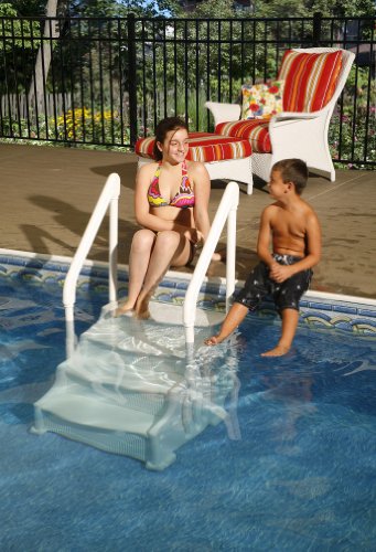 Above Ground Pool Step with Resin Construction D886
