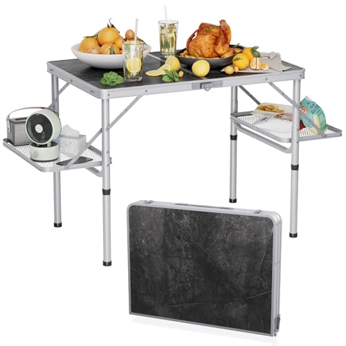 Folding Camping Table Small 2ft Portable Aluminum W647