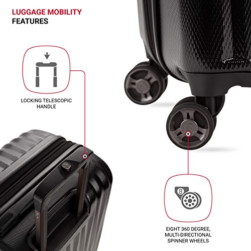 Expandable Hardside Carry-On Luggage with Spinner Wheels and TSA Lock F31623
