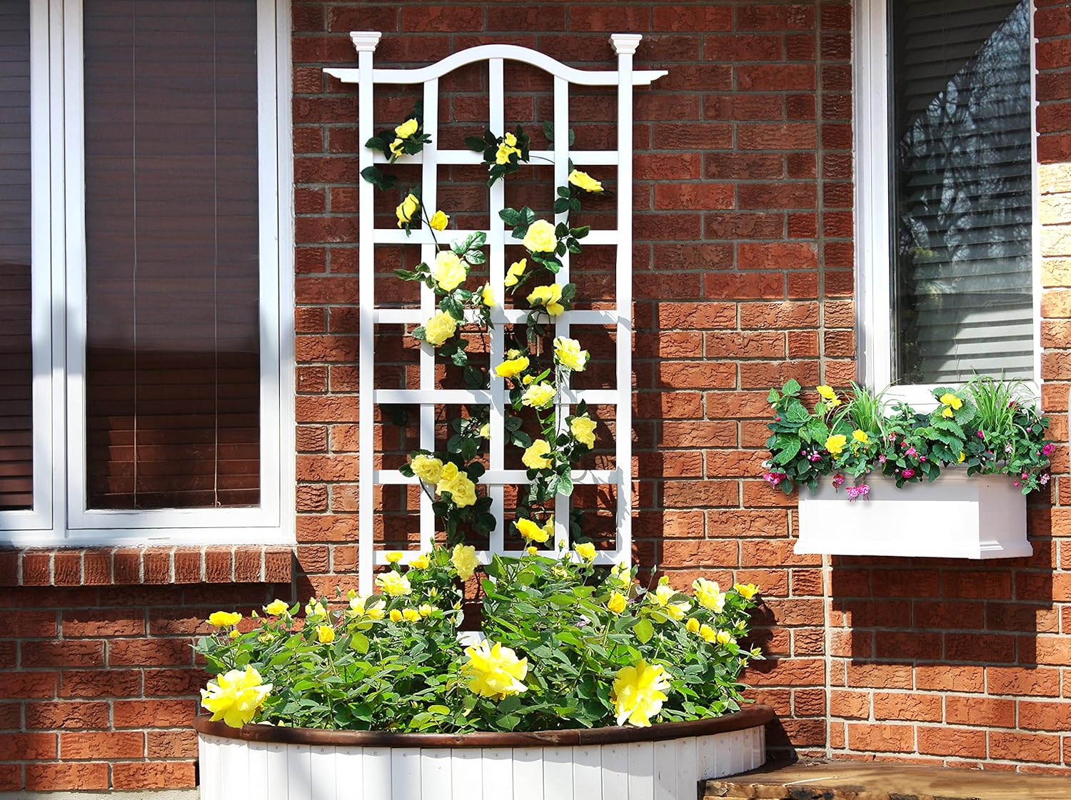 Vinyl Trellis 30"W x 78"H D9731