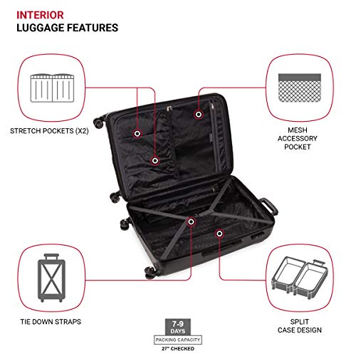 Expandable Hardside Carry-On Luggage with Spinner Wheels and TSA Lock F31623