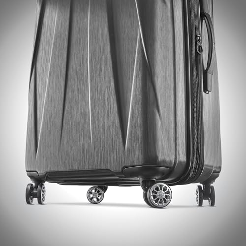 Hardside Expandable Carry-On Luggage with Spinner Wheels, Black, 20-Inch S82043