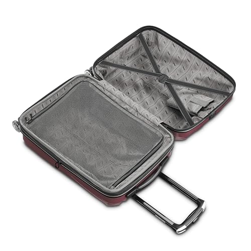 Hardside Expandable Carry-On Luggage with Spinner Wheels, Black, 20-Inch S82043
