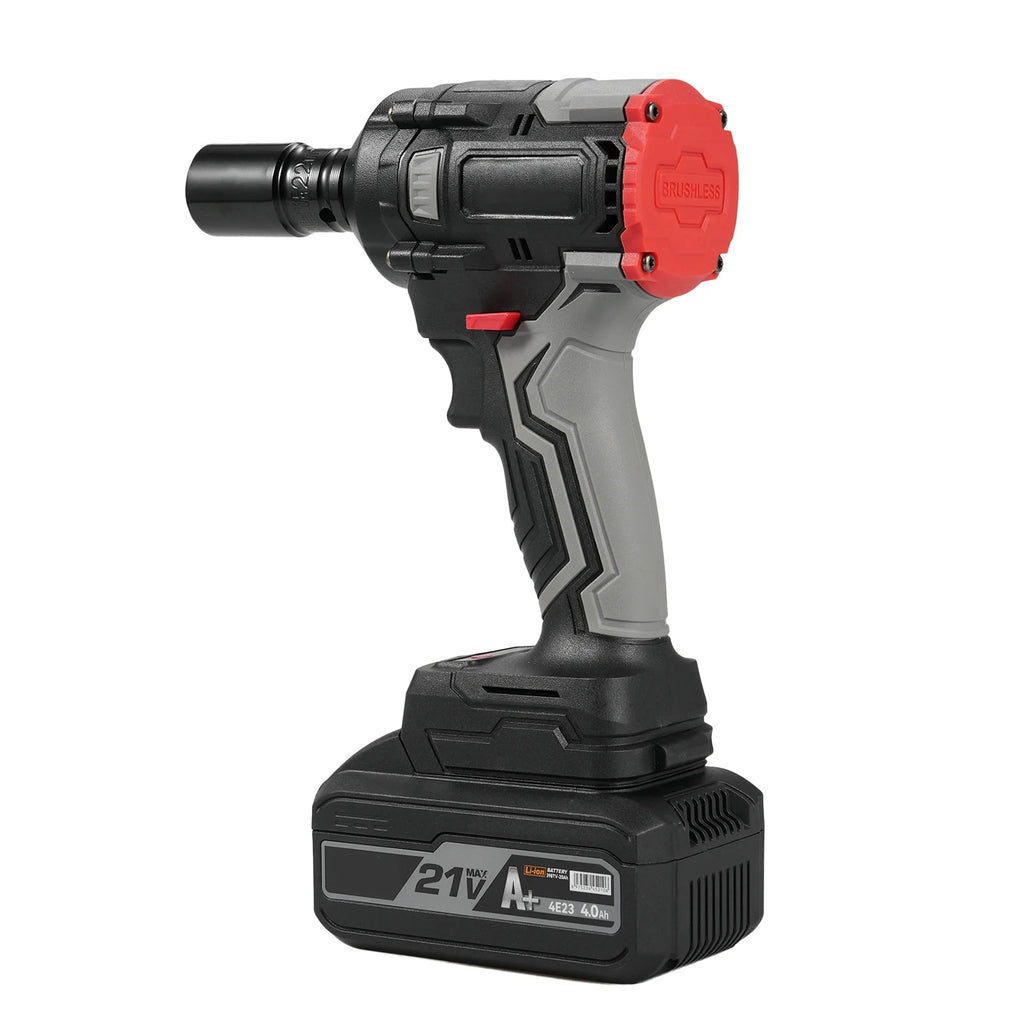 Dadypet Electric wrench,Driver 1/2 Inch Battery And Fast Max Torque 350n.m 4.0ah Battery 21v Wrench Max Inch Wrench With Torque 350n.m Driver 350n.m Driver 1/2 Wrench Max Torque Comes With 17pcs