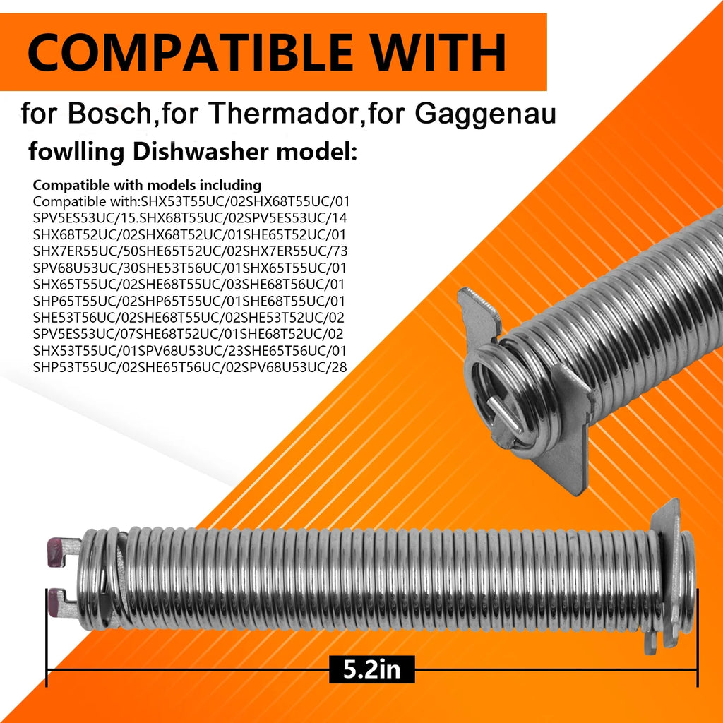 Dishwasher Door Spring Kit Replacement J14096