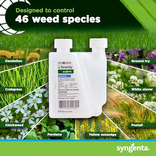 Tenacity Herbicide Pre-Emergent and Post-Emergent Weed Killer for Lawns, 8 oz Liquid H192588