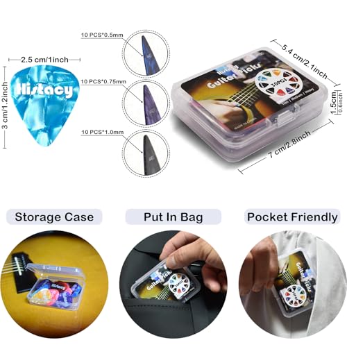 Guitar Accessories Kit with Tuner, Capo, Picks, and Storage Case T6056