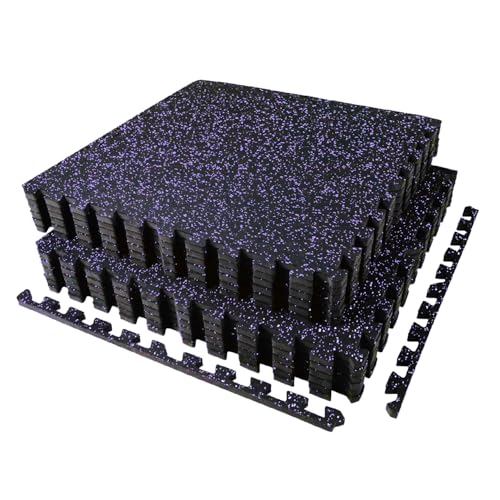 Exercise Mats 24 Sq Ft Interlocking EVA Foam for Home Gym I7577