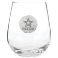 Dallas Cowboys 15oz. Stemless Wine Glass