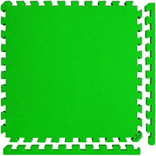 Interlocking EVA Foam Mats for Wrestling, MMA & Gymnastics - 1.5" Thick, 2'x2' Tiles G335676