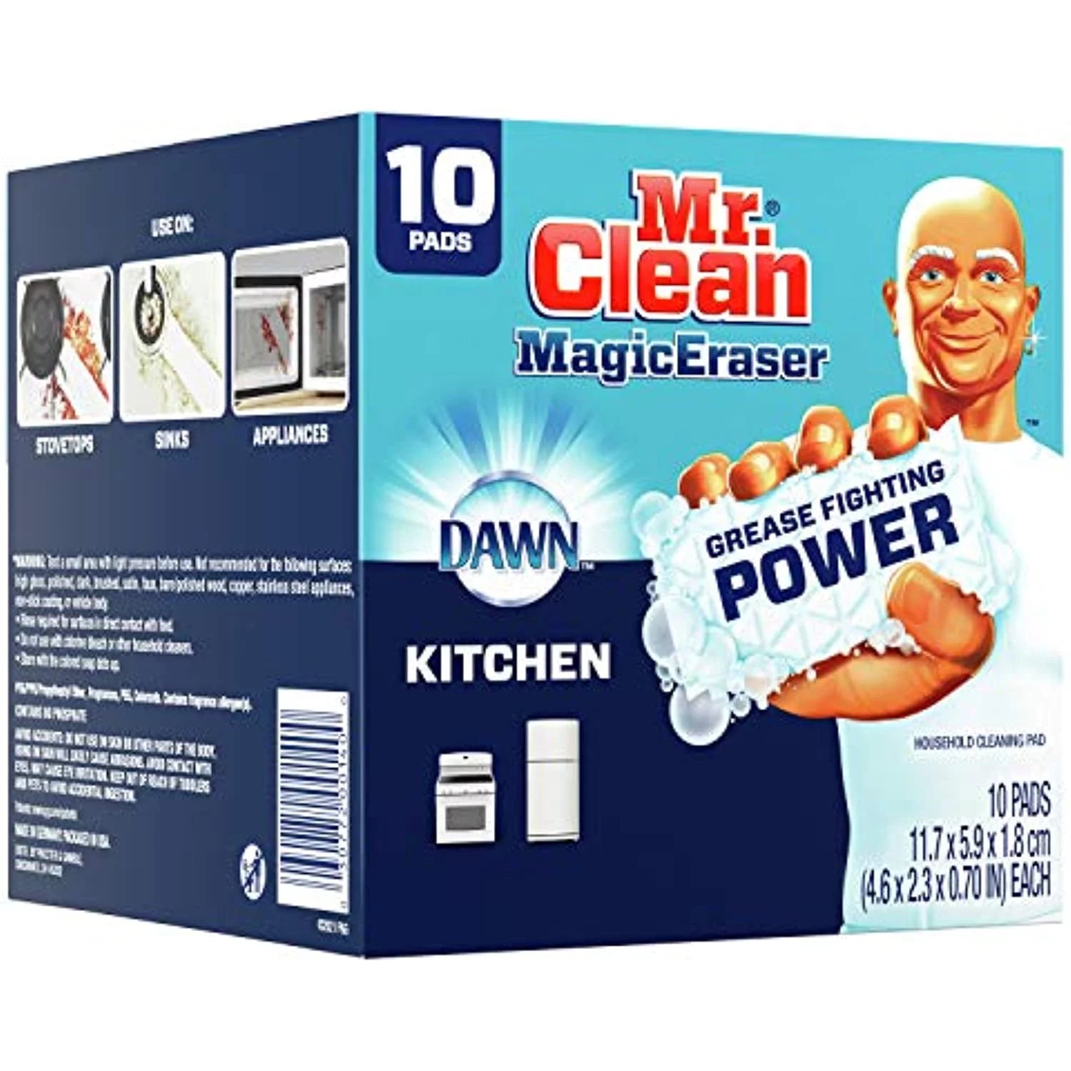 Oven, Kitchen, and Shoe Cleaning Pads, 10 Count S892
