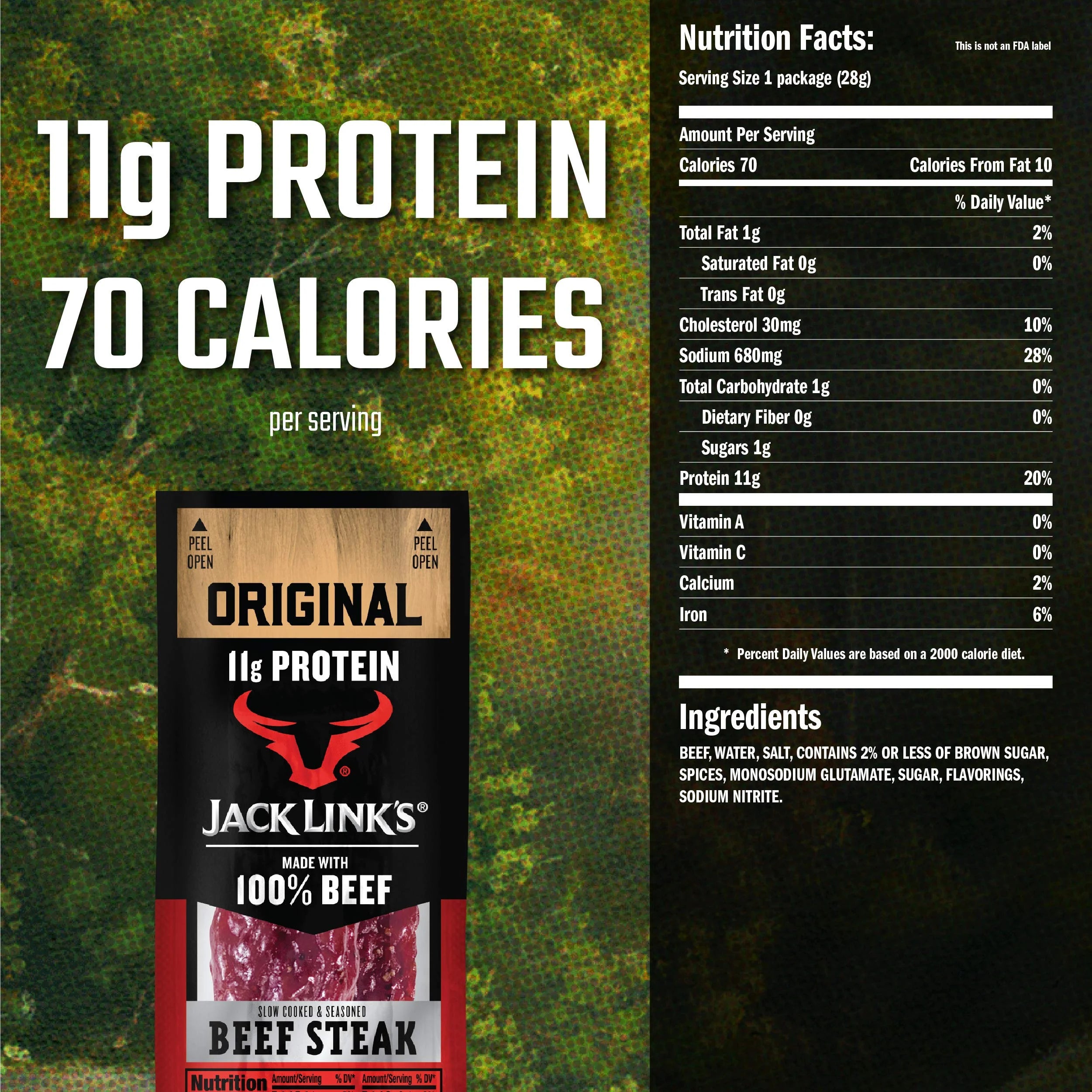 Beef Steaks, 1 oz, 12 Count P62008