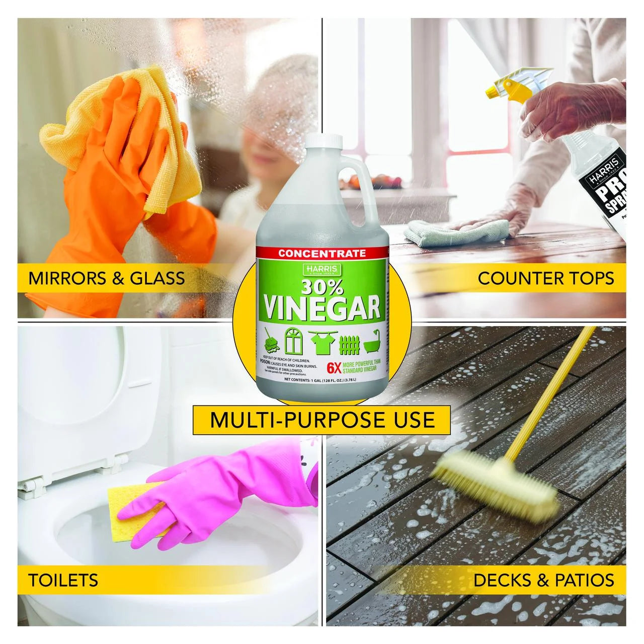 Vinegar Cleaner Concentrate, 1 Gallon U97463