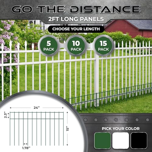 Dog Digging Fence Barrier 5 Pack Black 24in x 15in D5418
