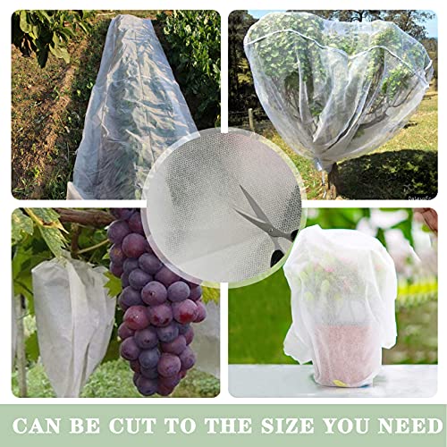 Plant Covers Freeze Protection 10x50ft Garden Floating Row Cover Vegetable Frost Blanket Winter Frost Cloth Y246728