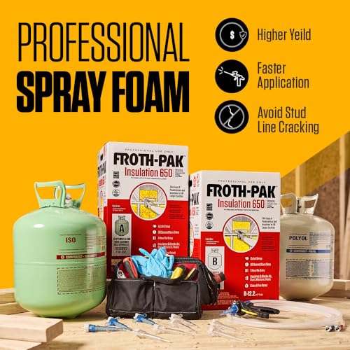 Spray Foam Insulation Kit, 30 ft Hose, Closed Cell Polyurethane I7231