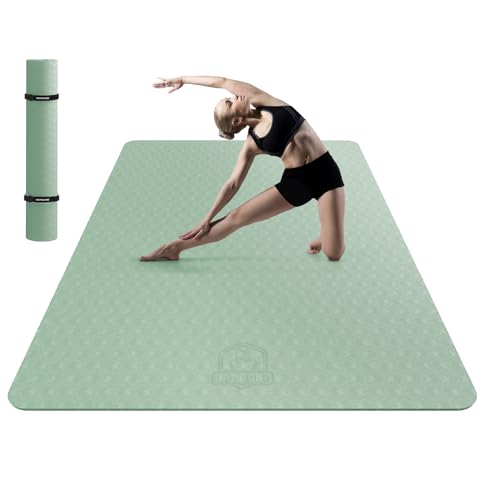 Extra Large Yoga Mat - 72x48, 1/4 Inch Thick, Non-Slip, Eco-Friendly L753346