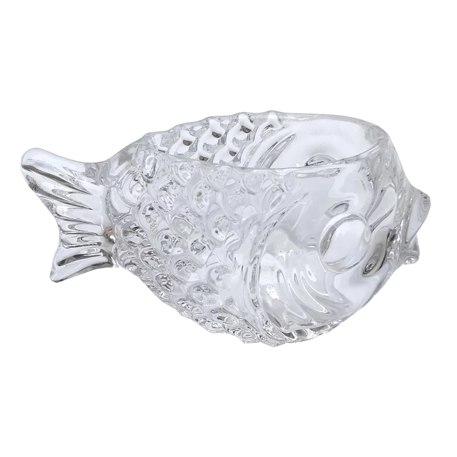 Fish Shaped Cocktail Glass, Clear, Medium V2412