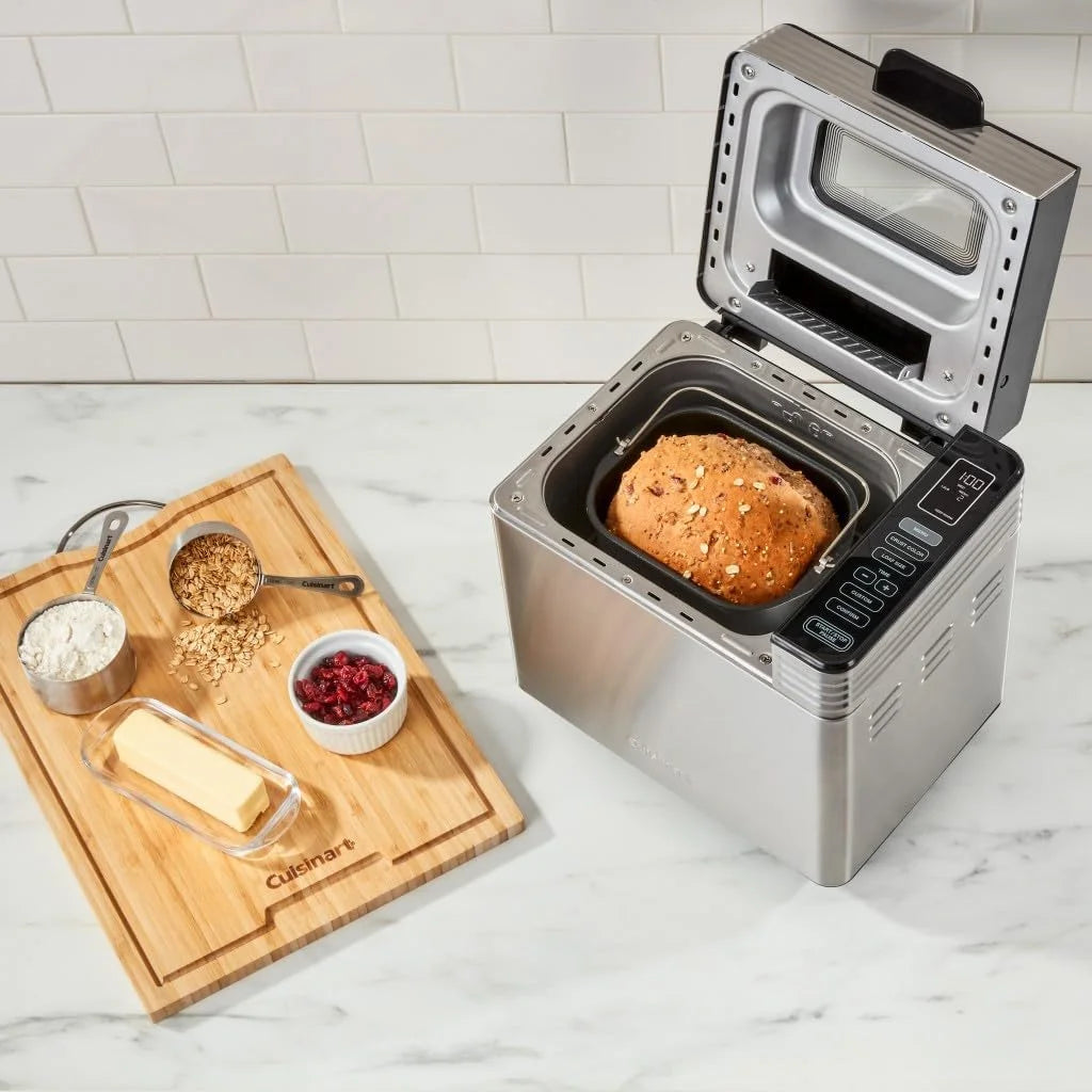Bread Maker Machine with 16 Menu Options, 3 Loaf Sizes, Stainless Steel U2850