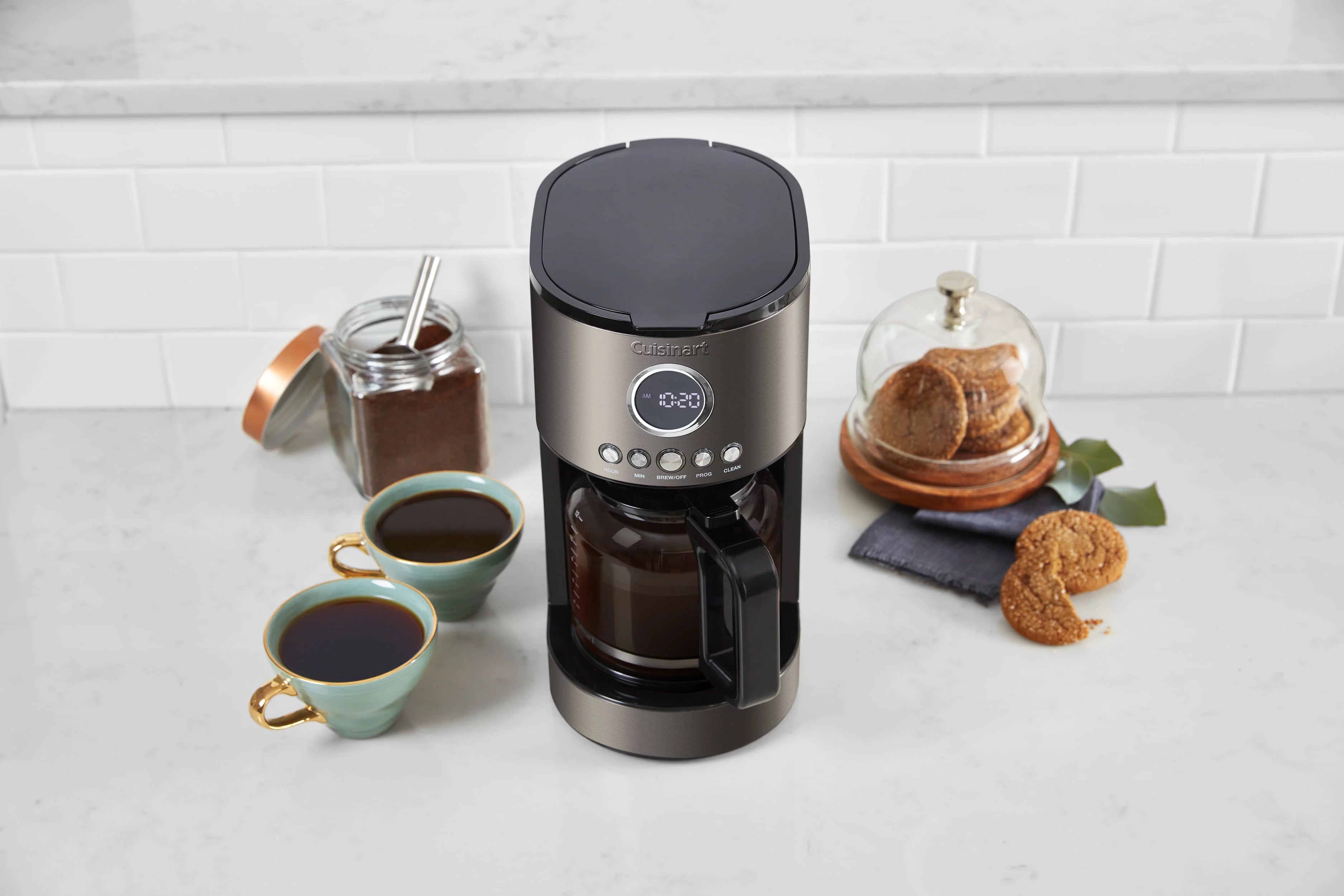 12 Cup Coffeemaker, Stainless Steel Black H438427