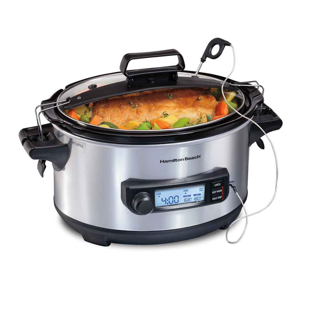 6 Quart Slow Cooker, Stainless Z5165