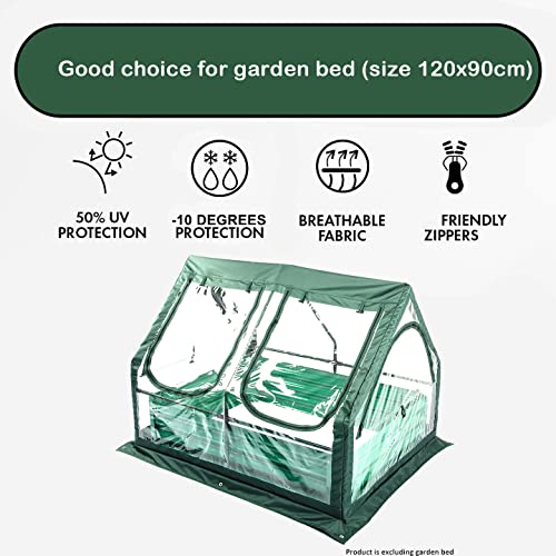 Portable Greenhouse for Garden Bed with PVC Cover P782033